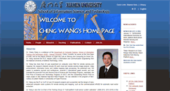 Desktop Screenshot of chwang.xmu.edu.cn